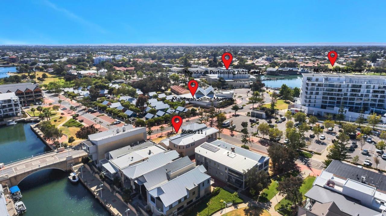 Studio 11 Mandurah Marina Exterior foto